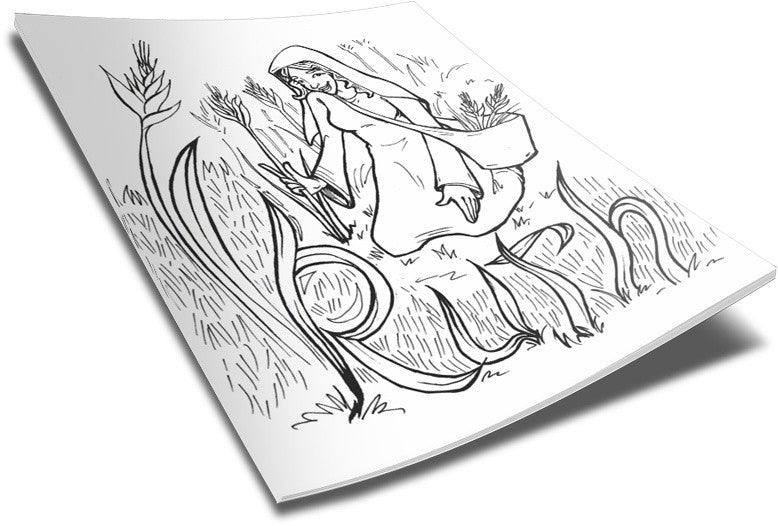 Load image into Gallery viewer, Ruth Coloring Page
