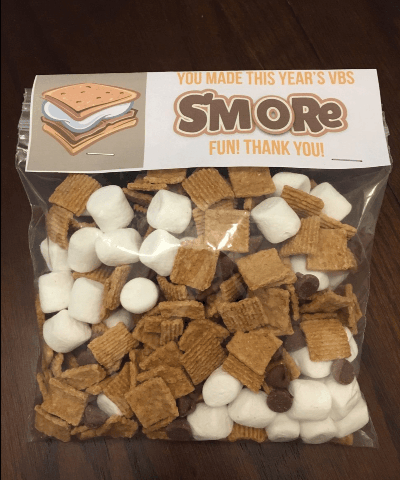 S'mores Gift For VBS Volunteers