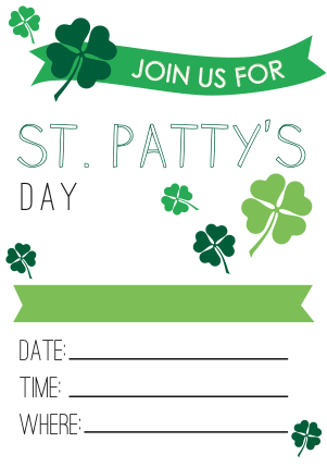 FREE Printable St Patty's Day Cards