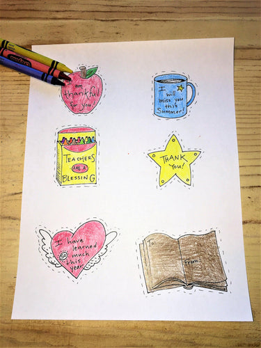 FREE School Teacher Coloring Page
