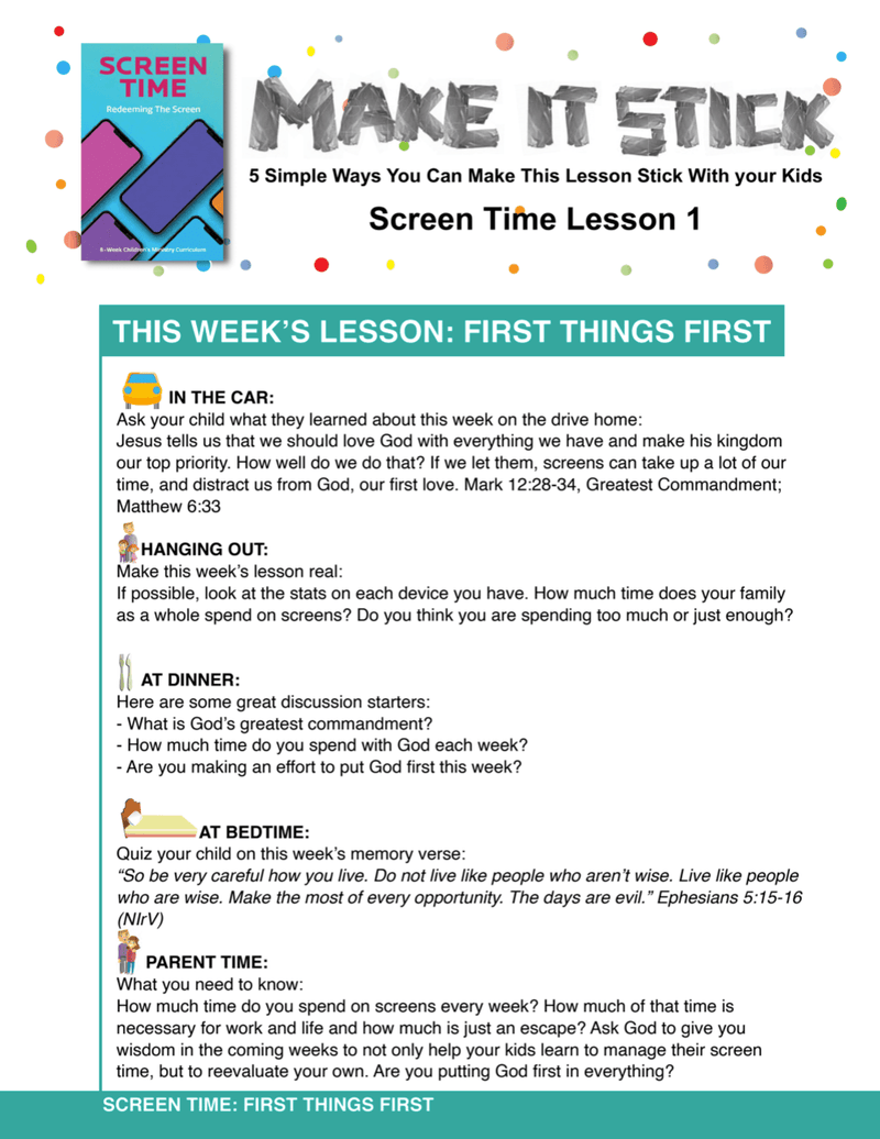 Load image into Gallery viewer, Screen Time 8-Week Children&#39;s Ministry Curriculum - Children&#39;s Ministry Deals
