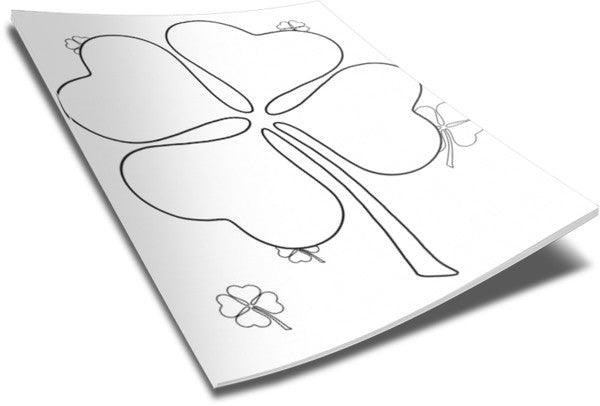 FREE Shamrock Coloring Page