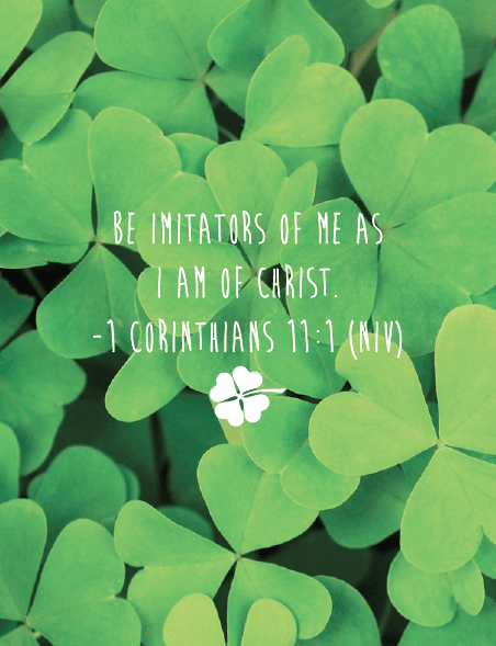 Shamrock Printable Bible Artwork