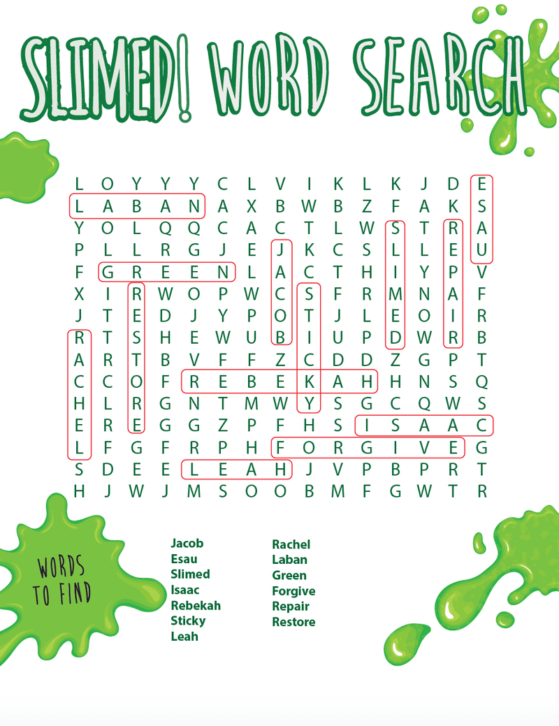 Load image into Gallery viewer, Slime Bible Word Search - Children&#39;s Ministry Deals

