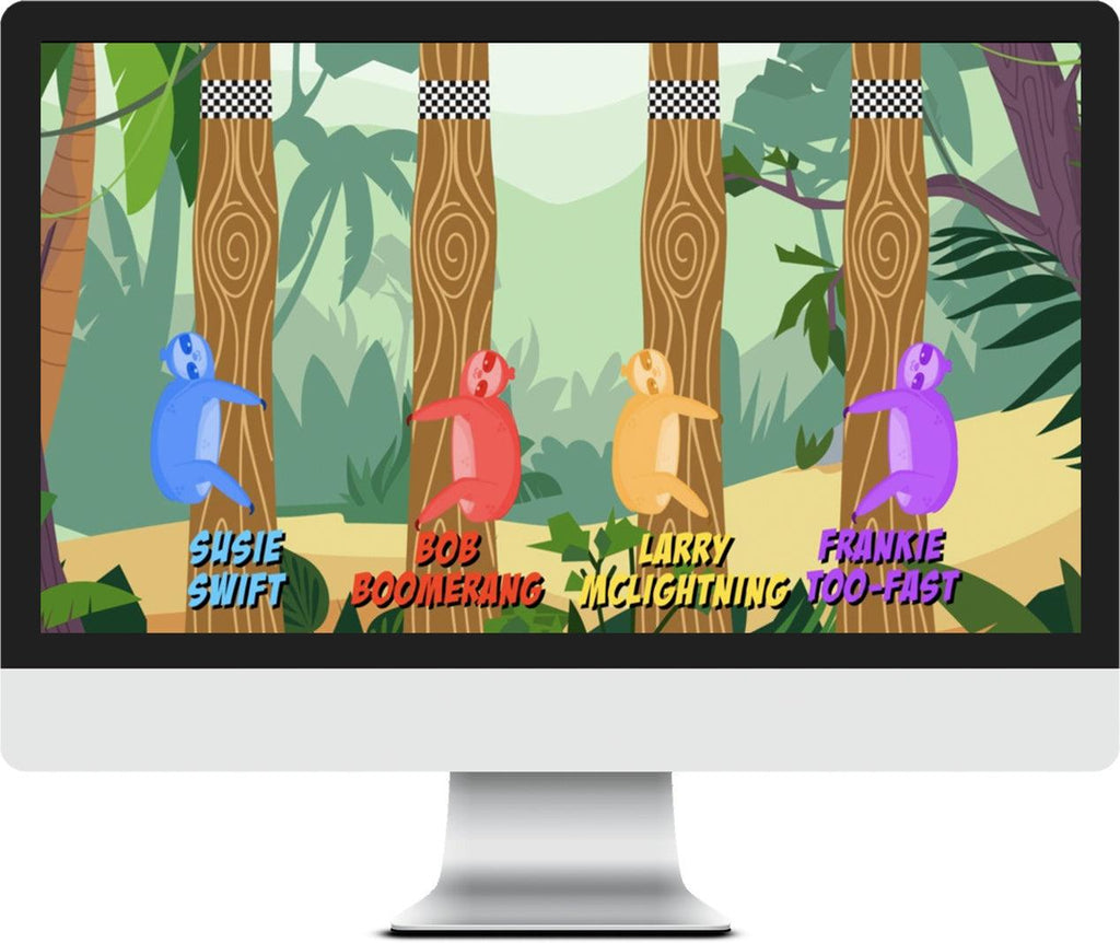 Sloth Race Game Video For Kids Church