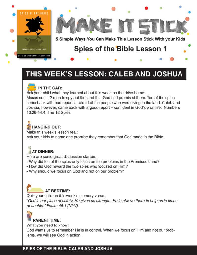 Load image into Gallery viewer, Spies of the Bible 8-Week Children’s Ministry Curriculum - Children&#39;s Ministry Deals
