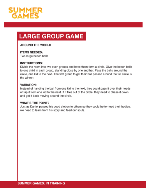 Load image into Gallery viewer, Summer Games 4-Week Children’s Ministry Curriculum - Children&#39;s Ministry Deals
