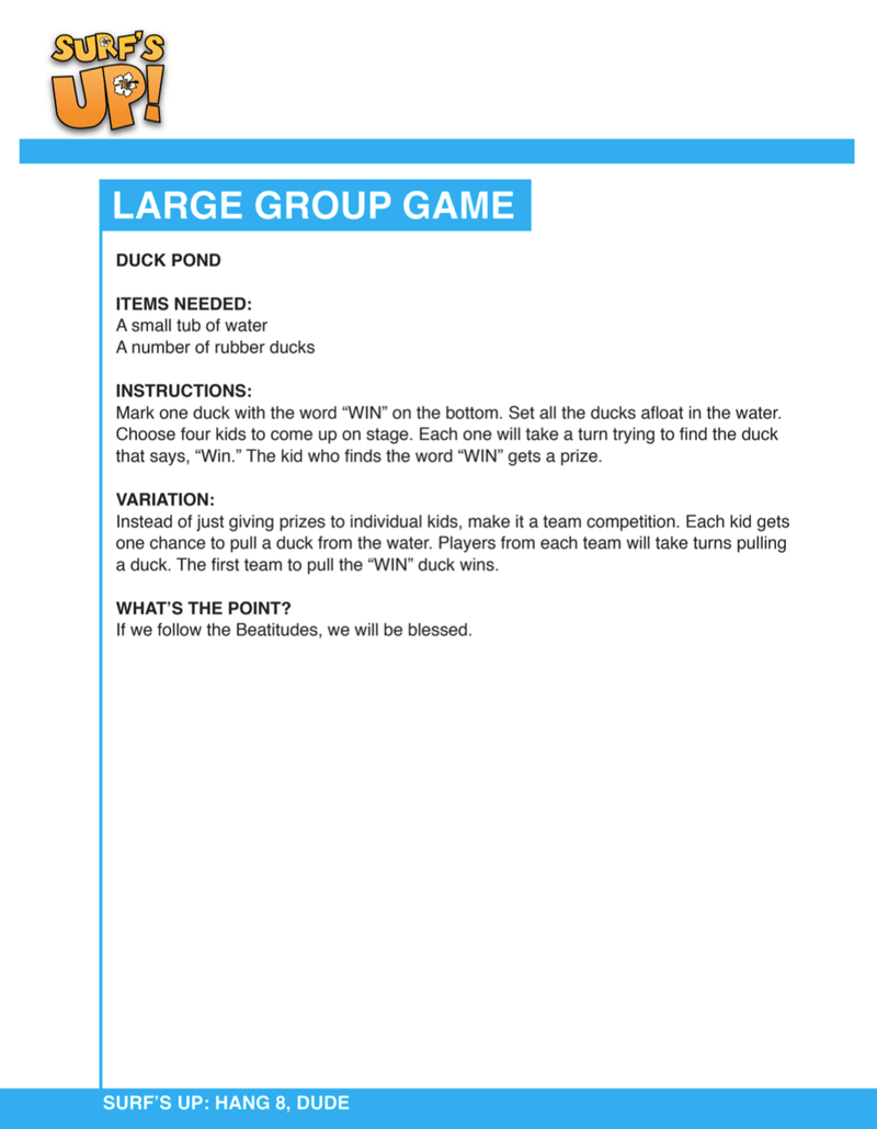 Load image into Gallery viewer, Surf&#39;s Up 10-Week Children&#39;s Ministry Curriculum - Children&#39;s Ministry Deals
