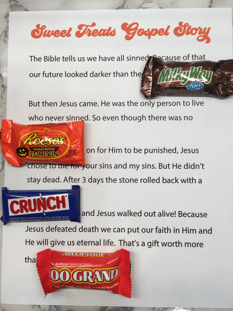 Sweet Treats Gospel Story - Children's Ministry Deals