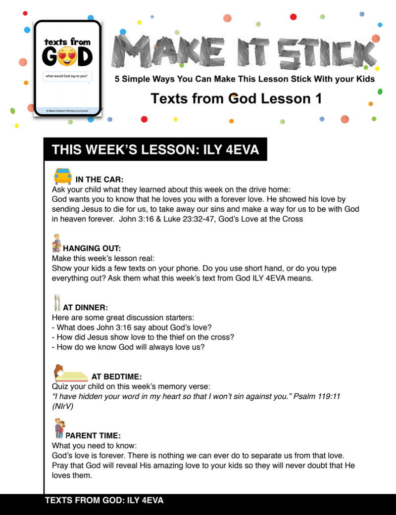 Load image into Gallery viewer, Texts From God 8-Week Children&#39;s Ministry Curriculum - Children&#39;s Ministry Deals
