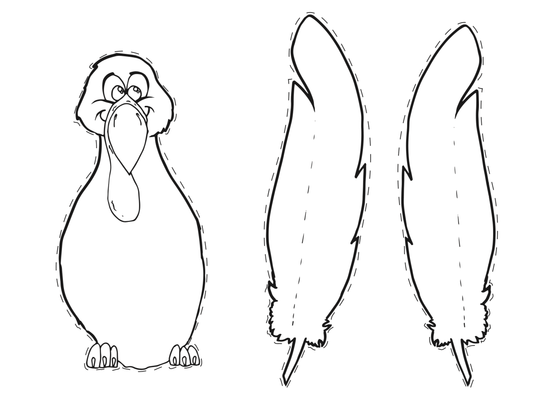 Thankful Turkey Coloring Page