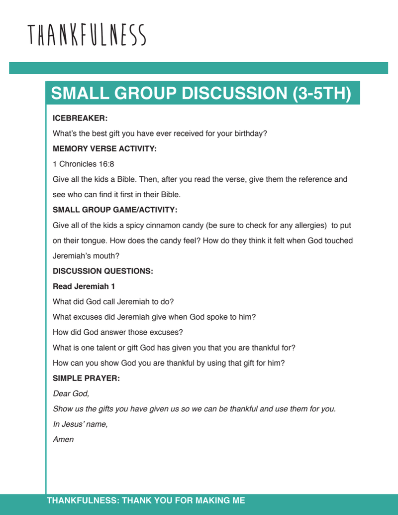 Load image into Gallery viewer, Thankfulness 4-Week Children&#39;s Ministry Curriculum - Children&#39;s Ministry Deals

