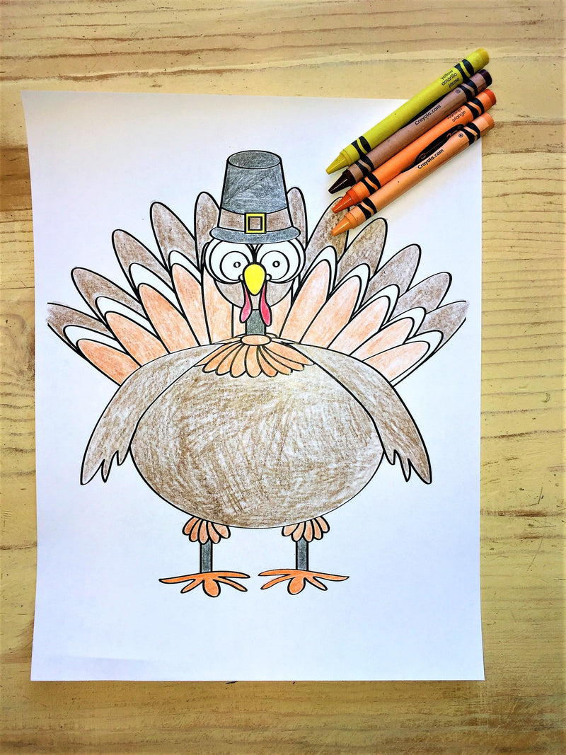 FREE Thanksgiving Coloring Page- Turkey