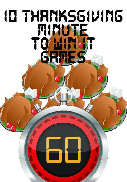 10 Thanksgiving Minute to Win It Games