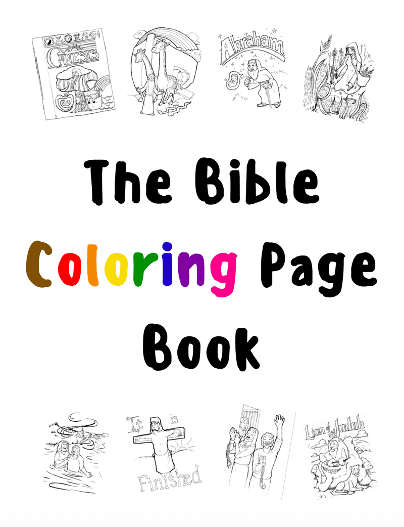 The Bible Coloring Page Book - Children's Ministry Deals