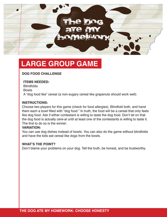 The Dog Ate My Homework 4-Week Children's Ministry Curriculum - Children's Ministry Deals
