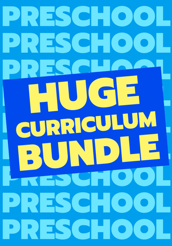 The HUGE Preschool Curriculum Bundle Deal