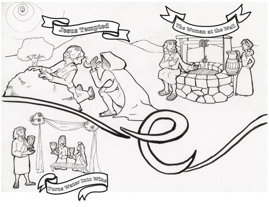 The Life Of Jesus Timeline Coloring Pages - Children's Ministry Deals