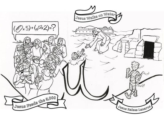 The Life Of Jesus Timeline Coloring Pages - Children's Ministry Deals