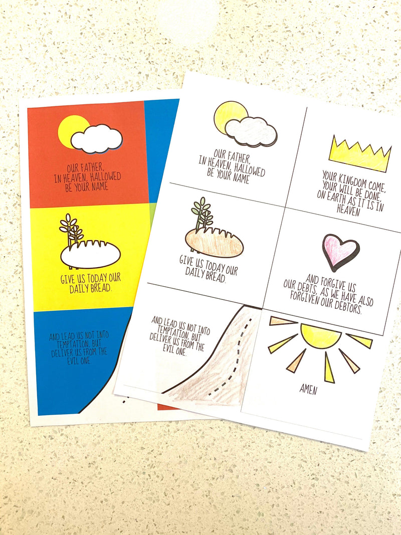 Load image into Gallery viewer, The Lord&#39;s Prayer Poster - Children&#39;s Ministry Deals

