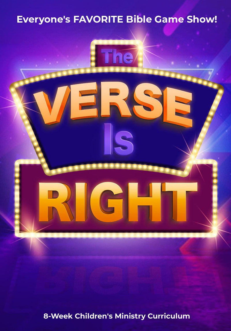 The Verse is Right 8-Week Children's Ministry Curriculum - Children's Ministry Deals