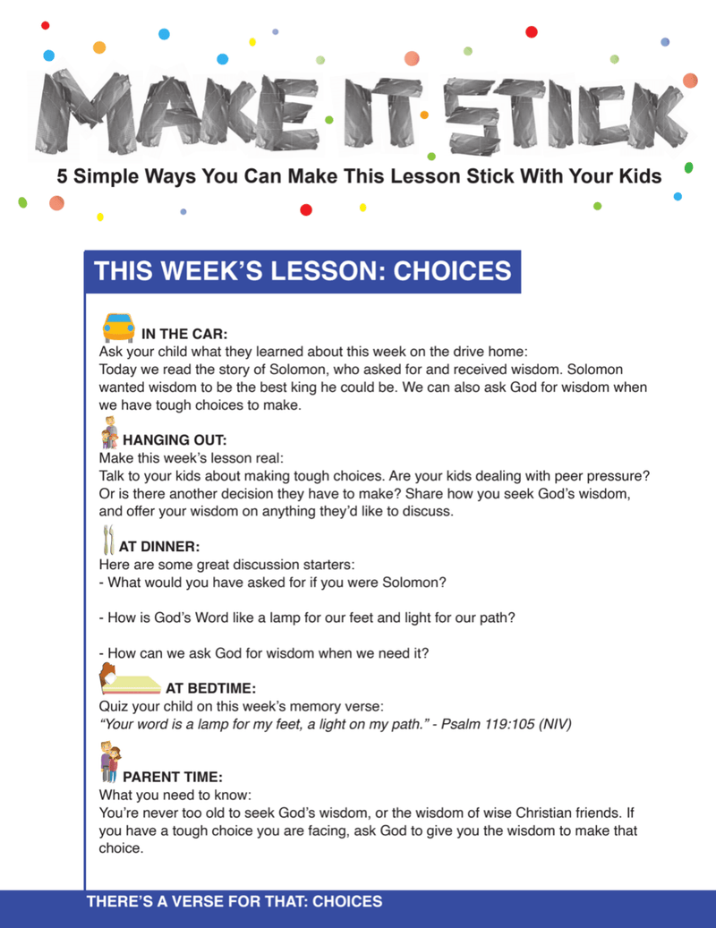 There's a Verse For That 12-Week Children's Ministry Curriculum - Children's Ministry Deals