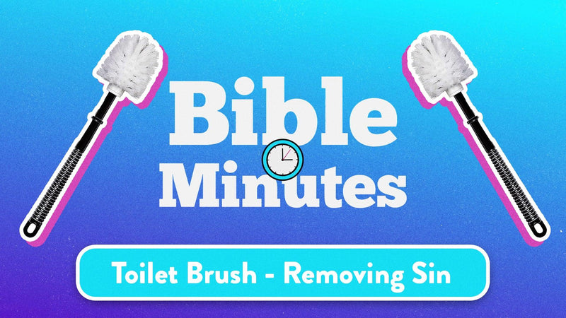 Toilet Brush Object Lesson Video - Removing Sin - Children's Ministry Deals