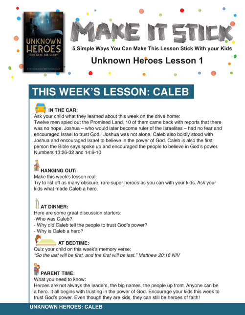 Load image into Gallery viewer, Unknown Heroes 8-Week Children’s Ministry Curriculum - Children&#39;s Ministry Deals
