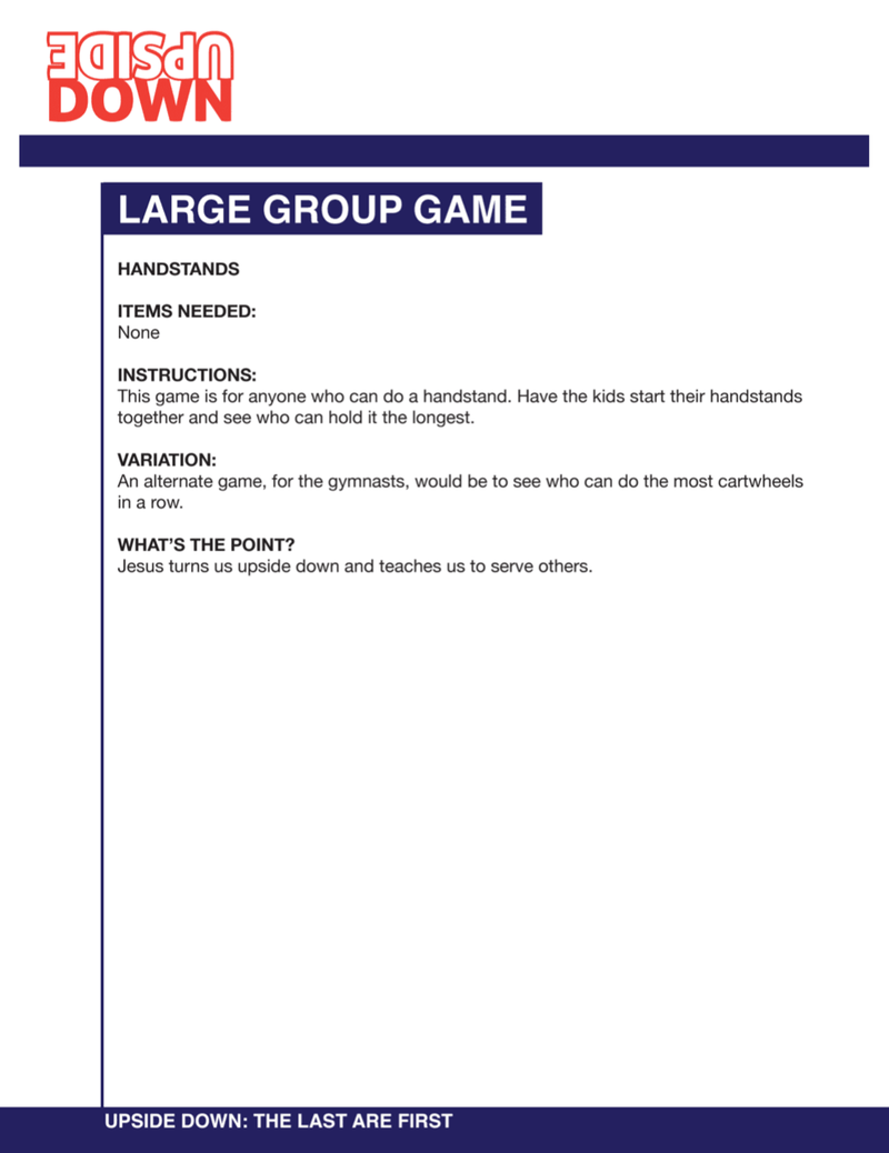Load image into Gallery viewer, Upside Down 4-Week Children&#39;s Ministry Curriculum - Children&#39;s Ministry Deals
