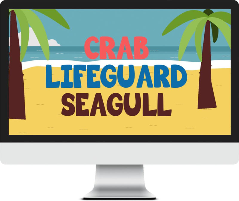VBS Game Video - Crab, Lifeguard, Seagull - Children's Ministry Deals