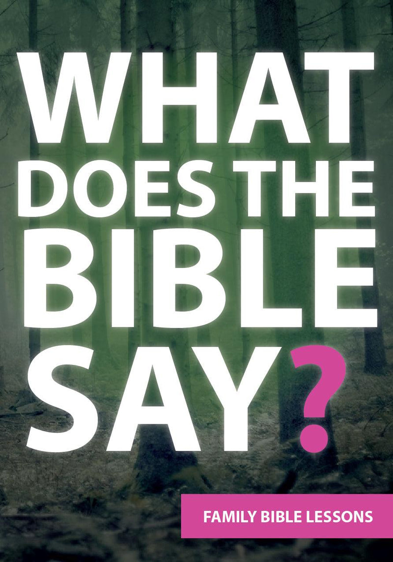 What Does the Bible Say Family Bible Lessons - Children's Ministry Deals