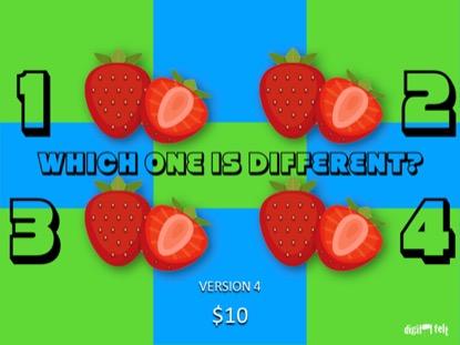 Which One Is Different? Summer
