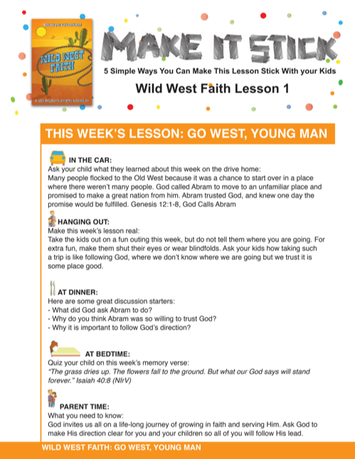 Load image into Gallery viewer, Wild West Faith 8-Week Children’s Ministry Curriculum - Children&#39;s Ministry Deals
