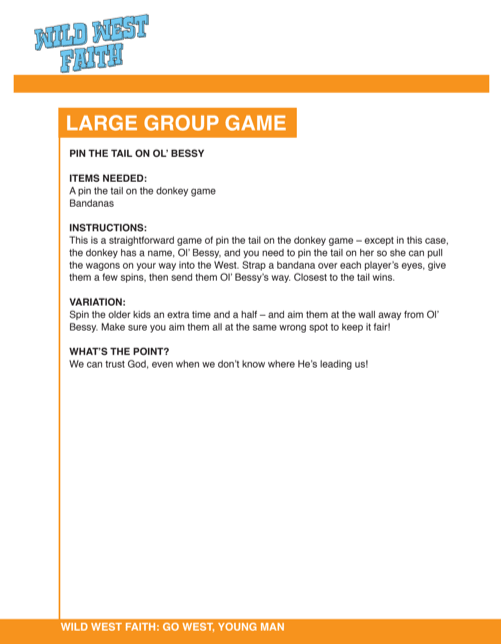 Load image into Gallery viewer, Wild West Faith 8-Week Children’s Ministry Curriculum - Children&#39;s Ministry Deals
