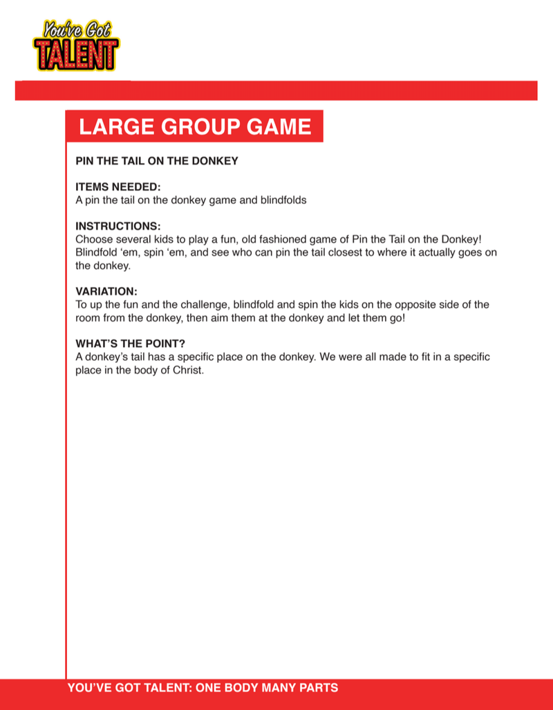 Load image into Gallery viewer, You&#39;ve Got Talent 8-Week Children&#39;s Ministry Curriculum - Children&#39;s Ministry Deals
