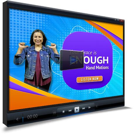 Your Grace Is Enough Hand Motions Worship Video for Kids - Children's Ministry Deals